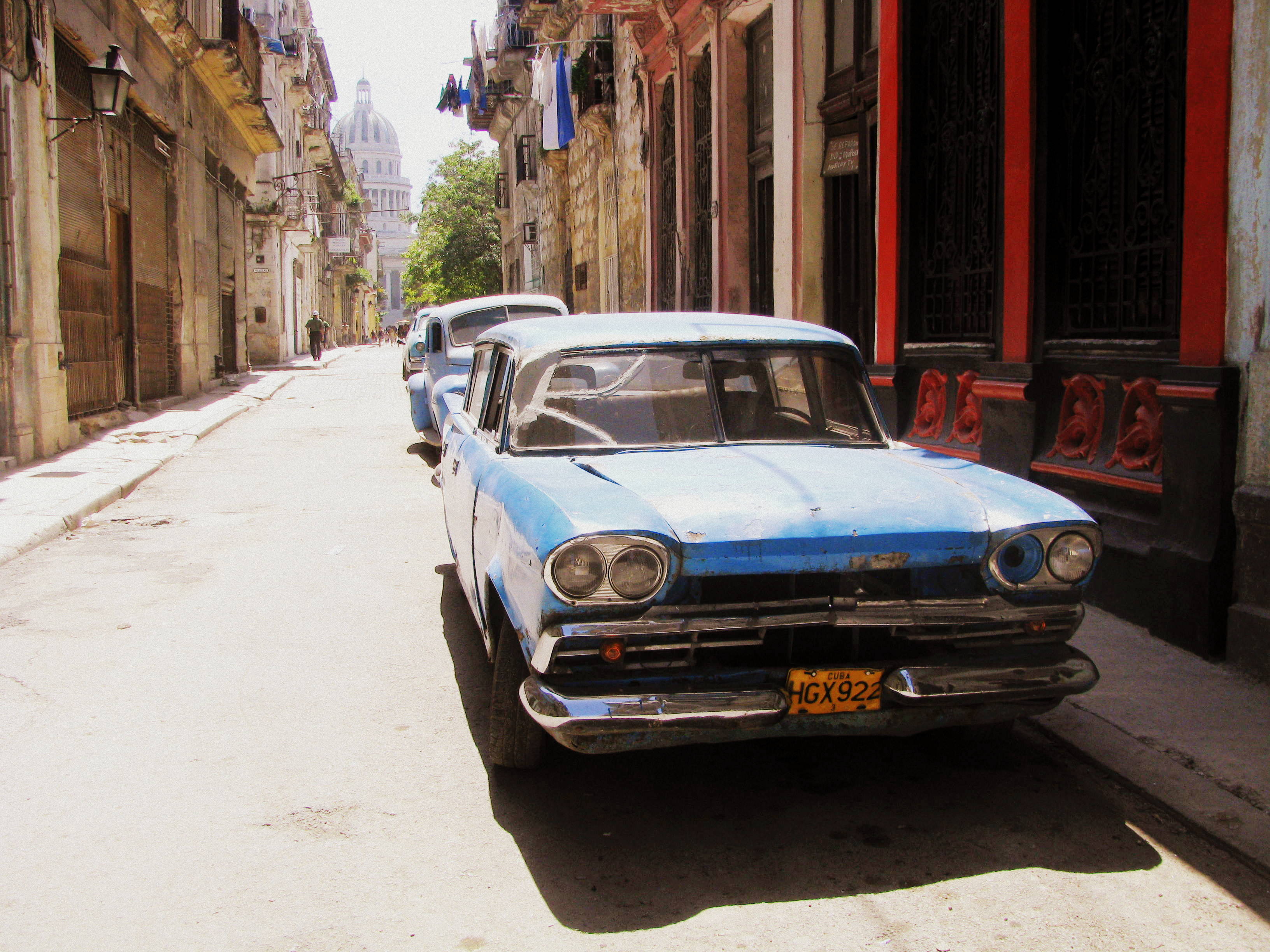 Museo de Carros Clásicos en las calles de la Habana. 