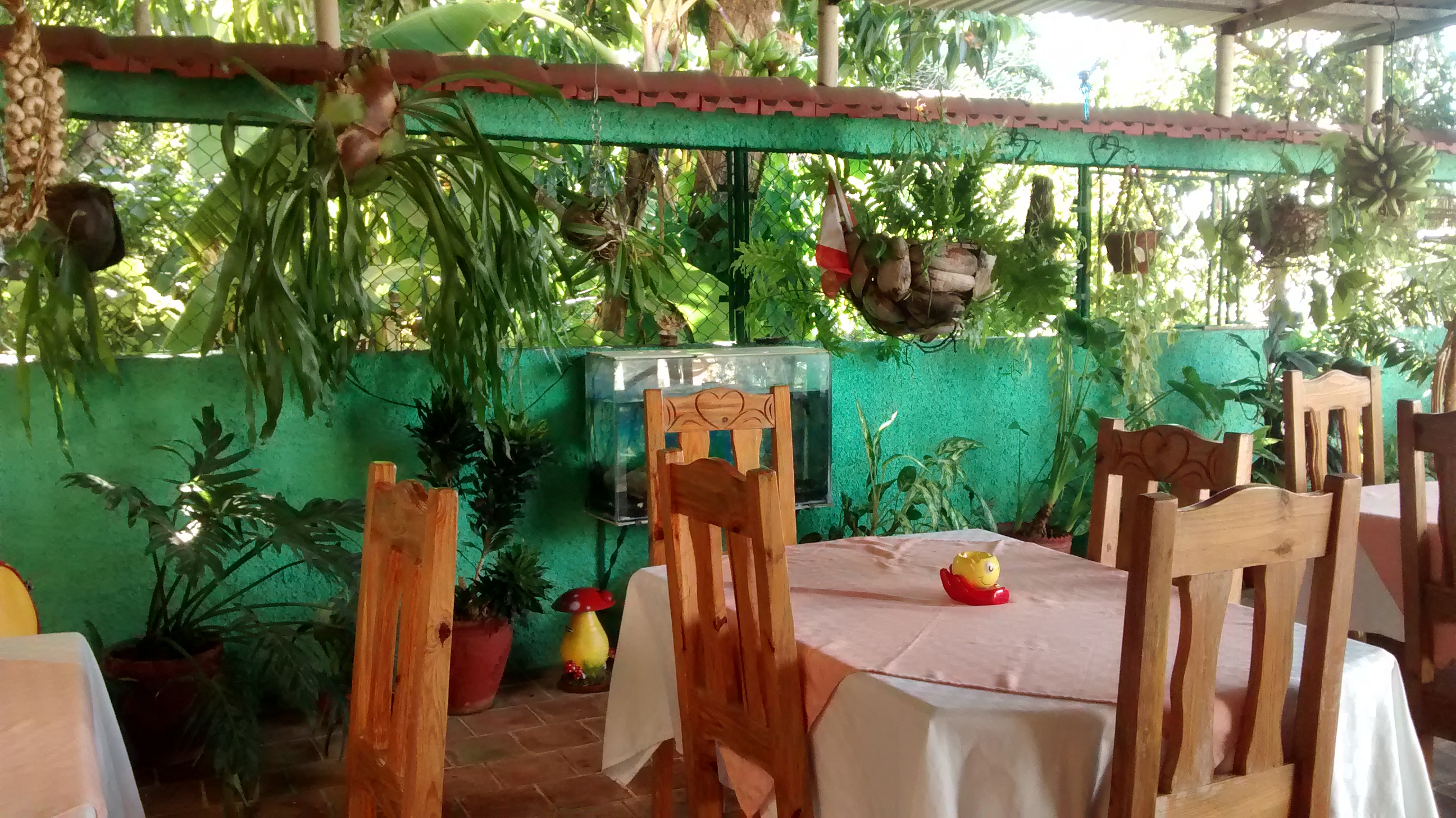 Restaurante en la Casa Mario y Luisa en Cienfuegos.